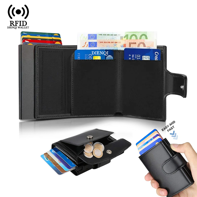 Metal Business Card Case Rfid  - Card Top Loader ulasan dan harga