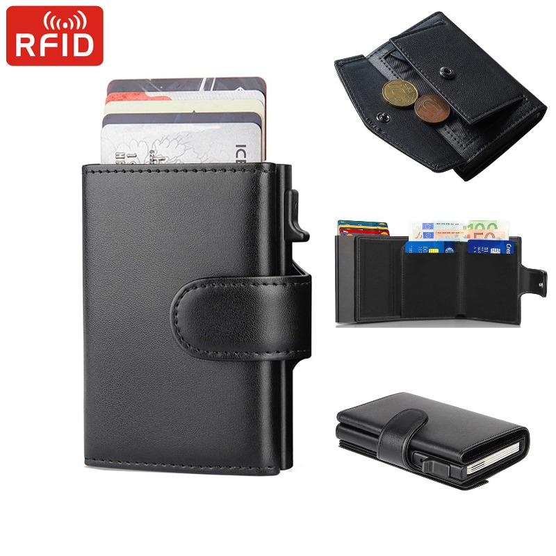 Metal Business Card Case Rfid  - Card Top Loader ulasan dan harga