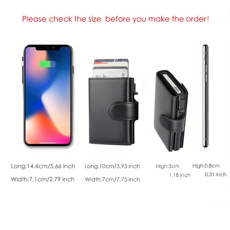 Metal Business Card Case Rfid  - Card Top Loader ulasan dan harga