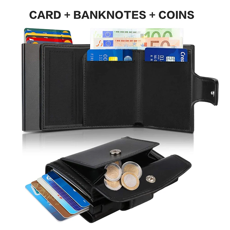 Metal Business Card Case Rfid  - Card Top Loader ulasan dan harga