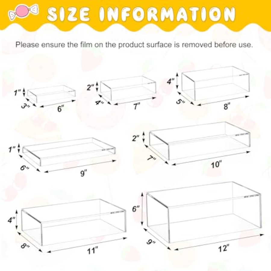 Catering dessert table risers  - Display Risers Set ulasan dan harga