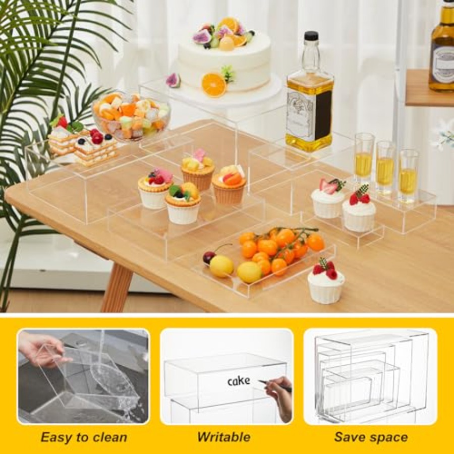 Catering dessert table risers  - Display Risers Set ulasan dan harga