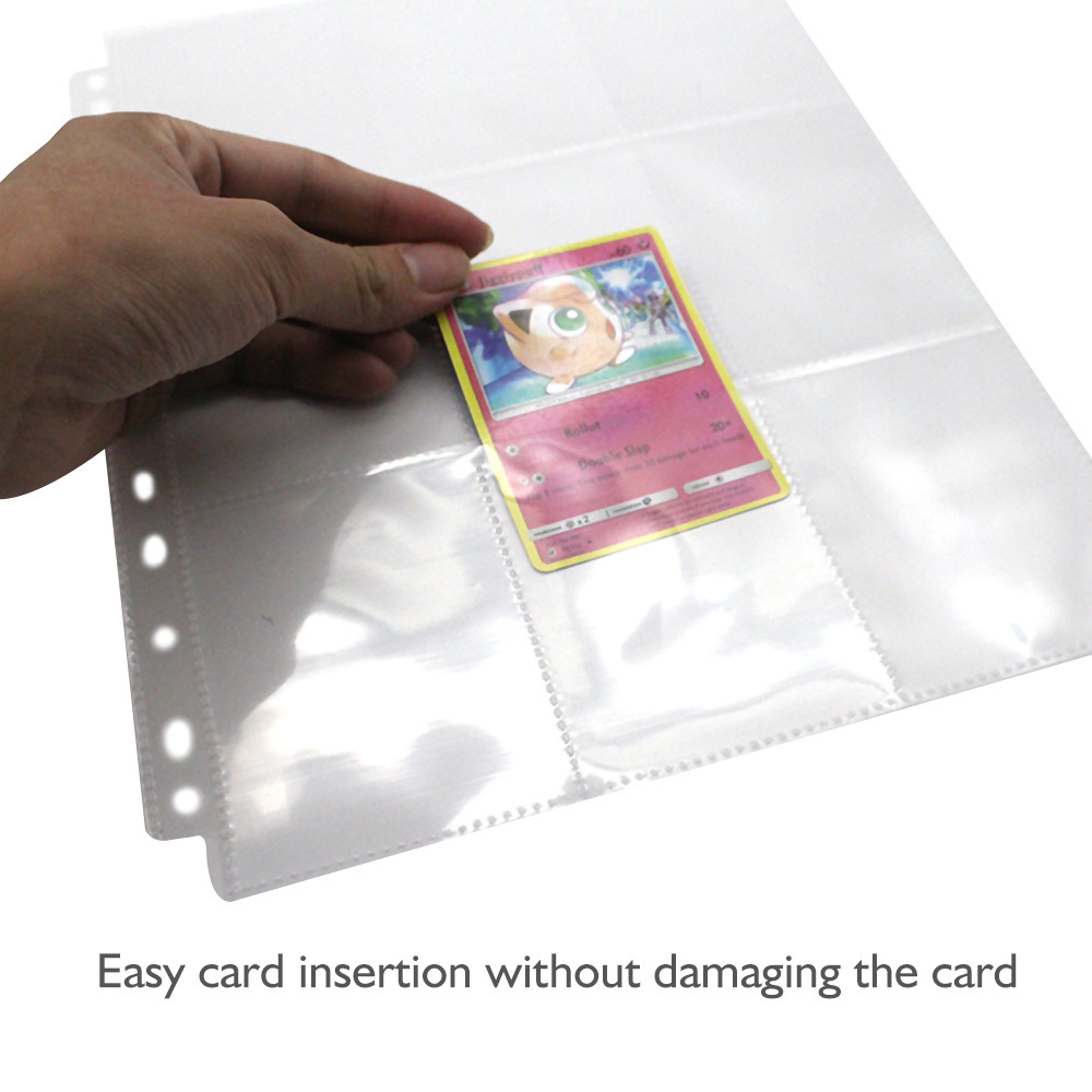 50pcs 9 Pocket Trading Gaming  - Card Penny Sleeve ulasan dan harga