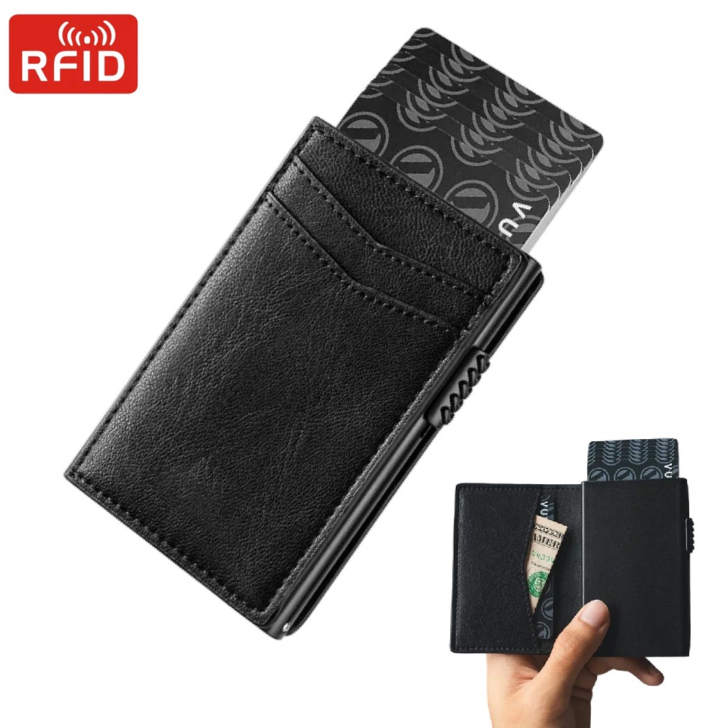 Mens Minimalist Wallet Luxury  - Card Top Loader ulasan dan harga
