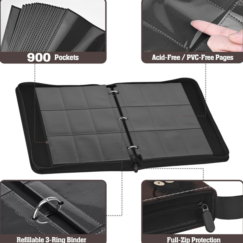 900 Pockets Card Binder Album  - Trading Card Binder ulasan dan harga