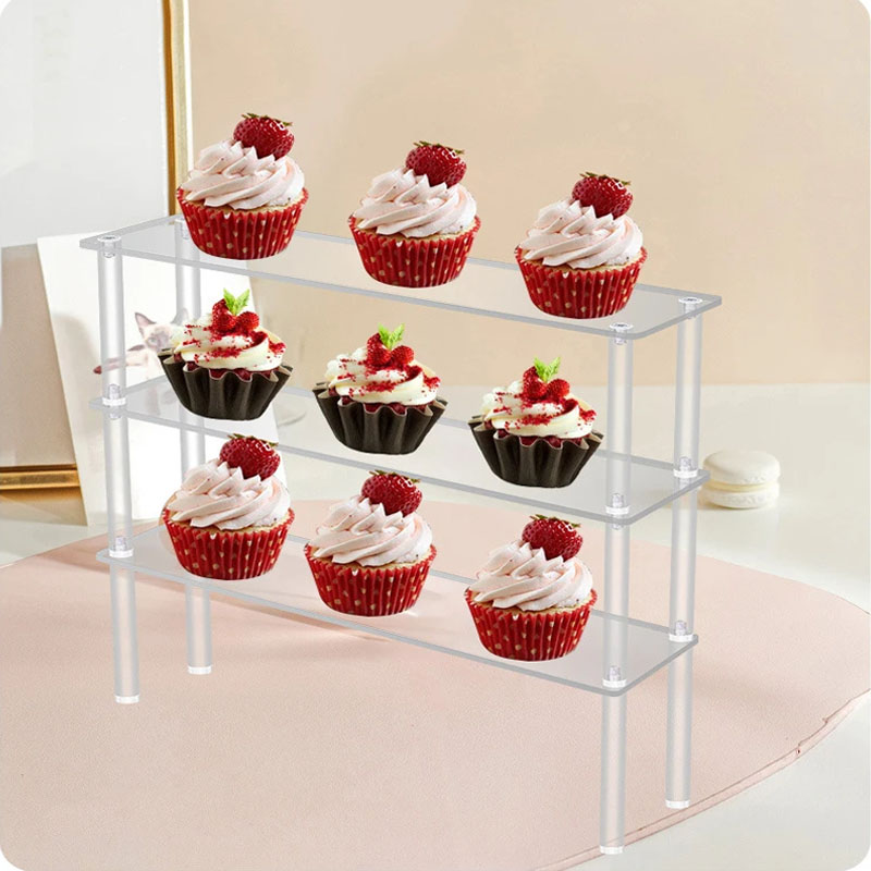 Clear Acrylic Display Riser St - Display Risers Set ulasan dan harga