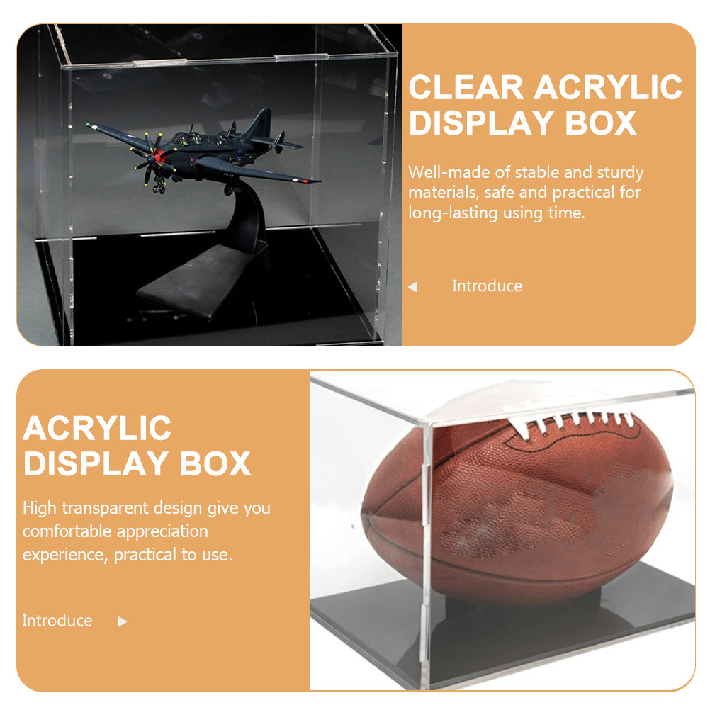 Clear Acrylic Display Box Prot - Display Case Acrylic ulasan dan harga
