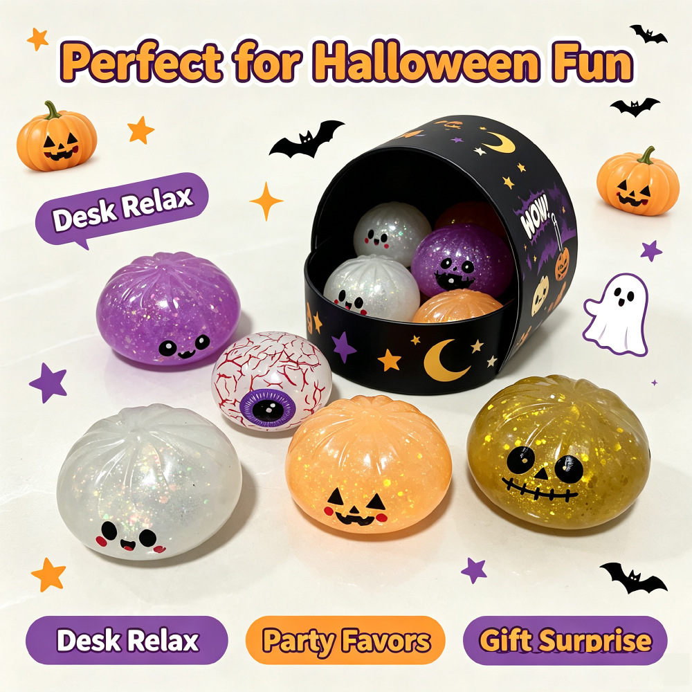 5.5cm Halloween ghost pinch mu - Vinyl Figure Blank ulasan dan harga