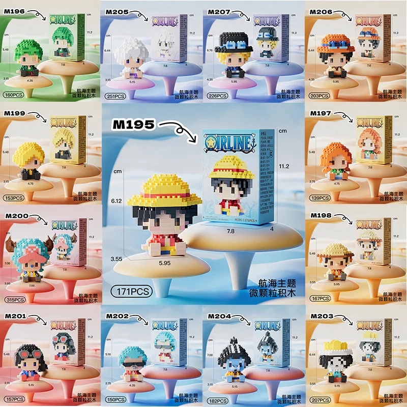 ONE PIECE 3D Anime Model Sun G - Building Block Mini ulasan dan harga